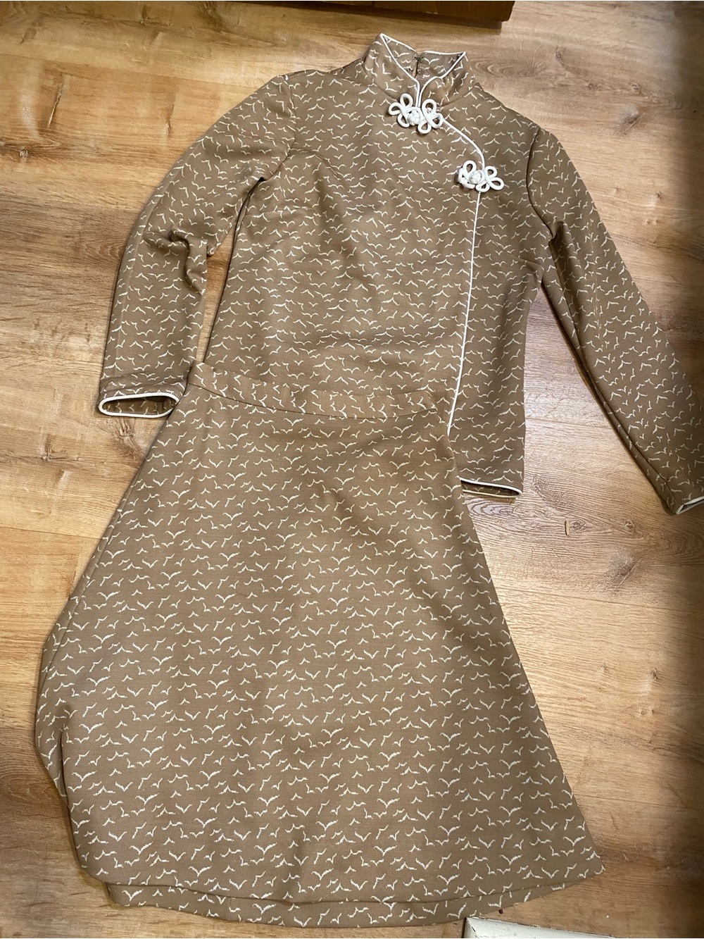 Vintage 70s homemade jacket and skirt
